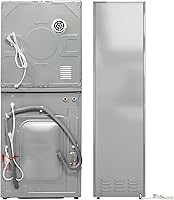 Vista 3 de Equator LAUNDRY CENTER Silver WASHER 15Lbs+Vented DRYER+ Steam Dryer CLOSET 110V