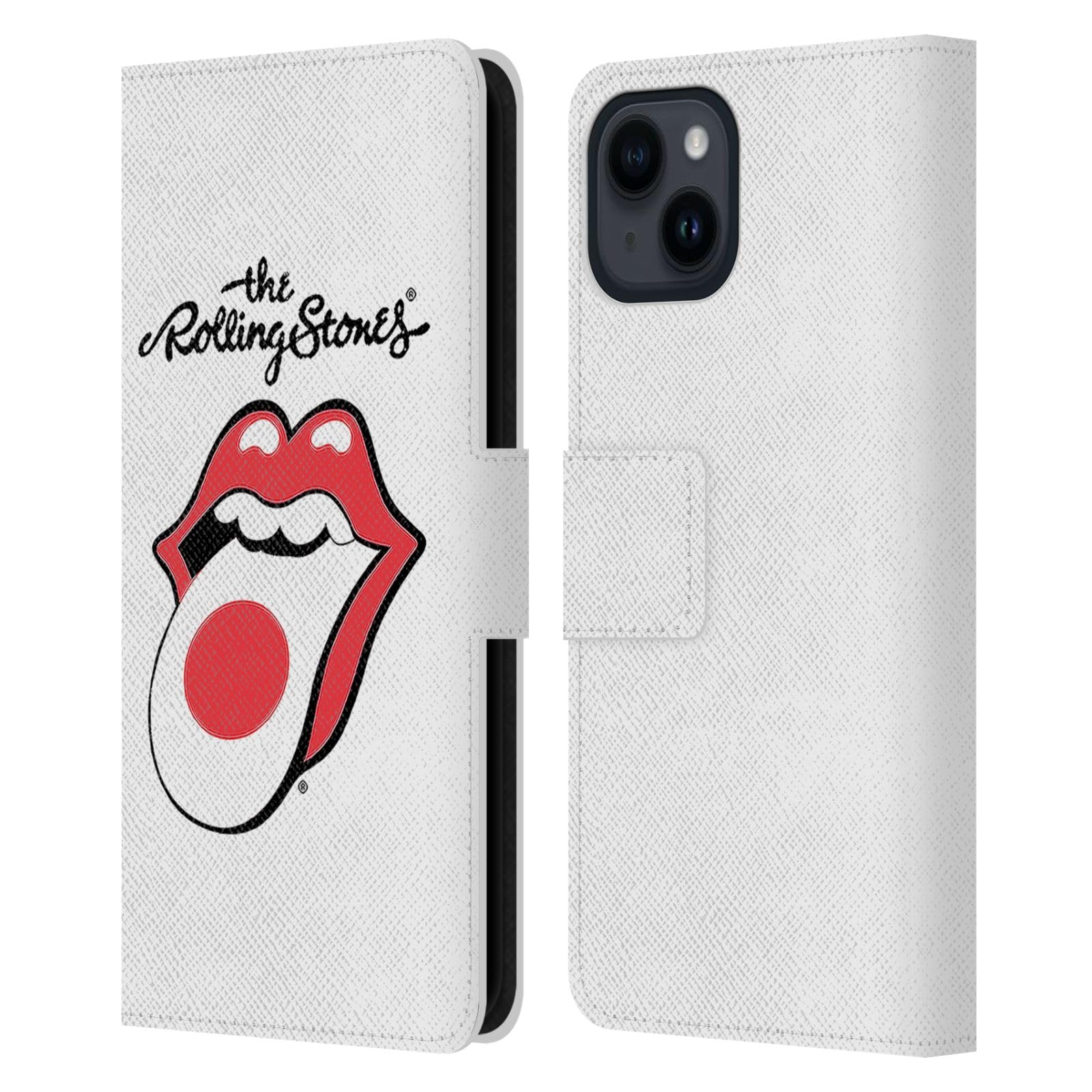 Carcasa tipo libro de los Rolling Stones para iPhone 15 en tus conciertos 7