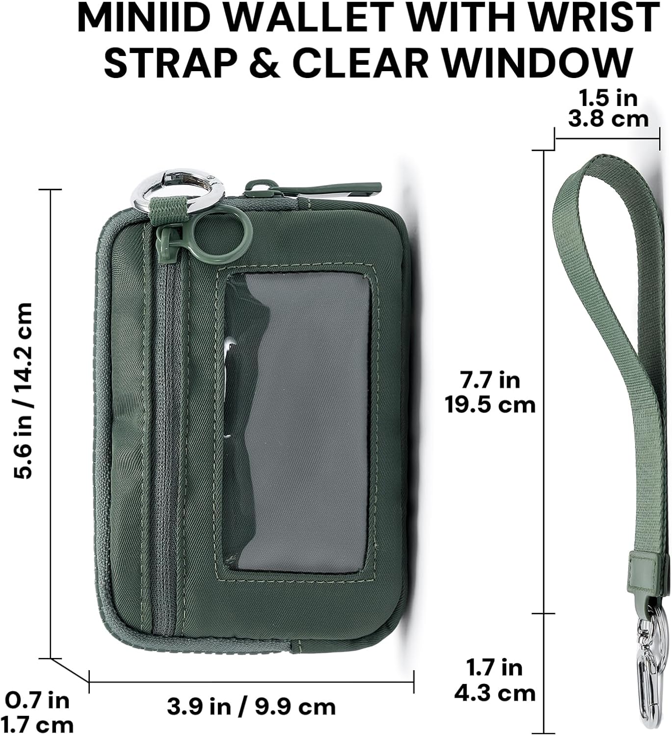 Iris Mini Zip Wallet: Stylish and Functional Card Case for Women