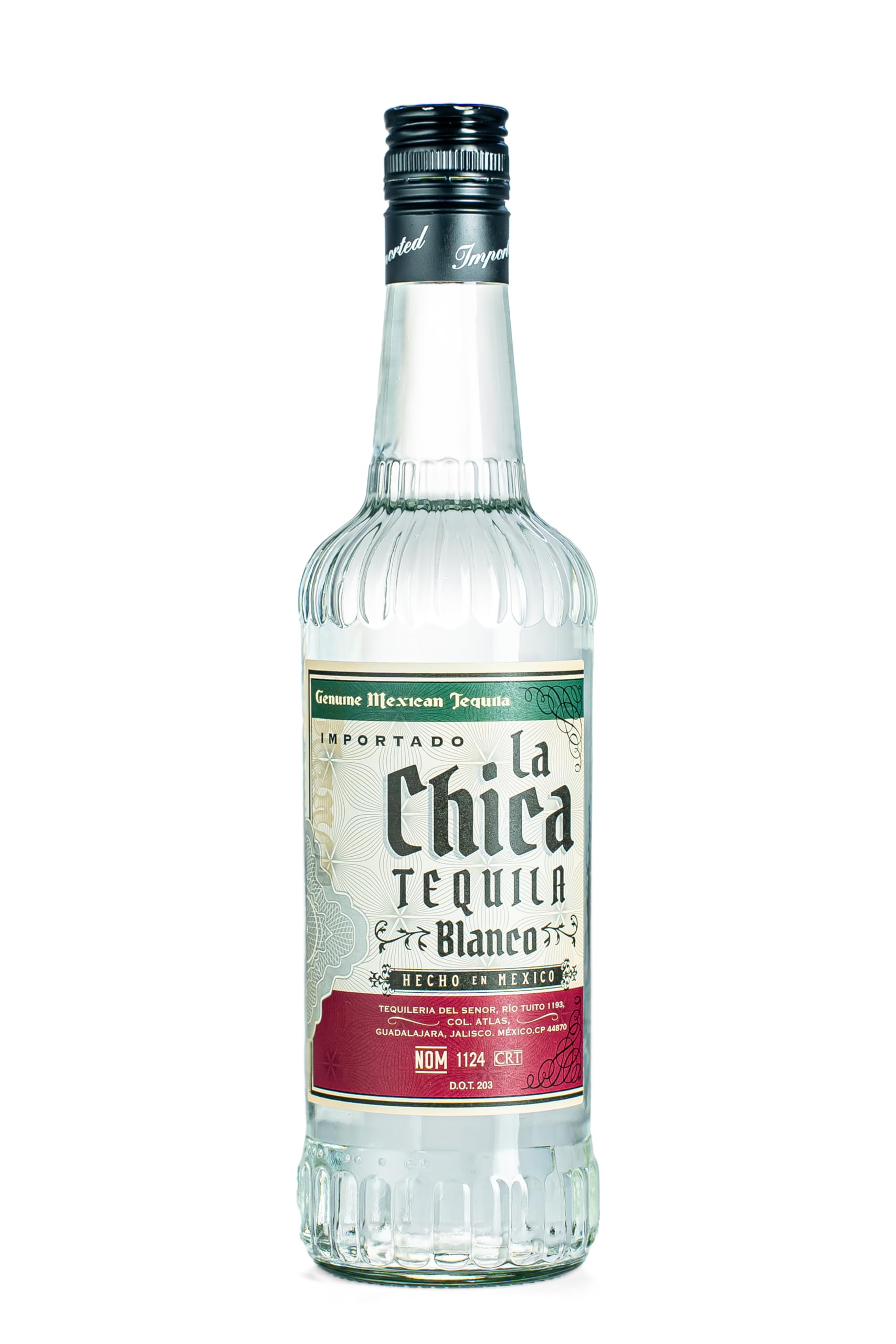 La Chica Blanco Tequila 70cl | With Blue Weber Agave| Small Batch| Family-Owned Distillery, Guadalajara, Mexico | 38% ABV