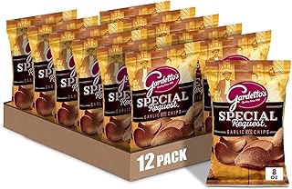 Special Request Garlic Rye Chips, Snack Bag, 8 oz (Pack of 12)
