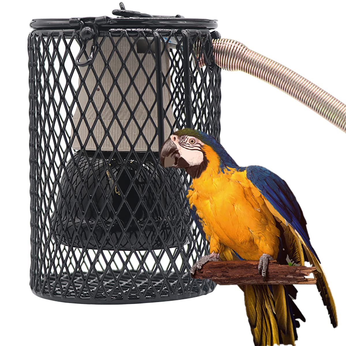 Lámpara Calor Reptil 25W-100W, Lámpara Calor para Mascotas Aves Corral con Termostato Y Cable Alimentación 1,5m, para Granja Cría/Familia,50W
