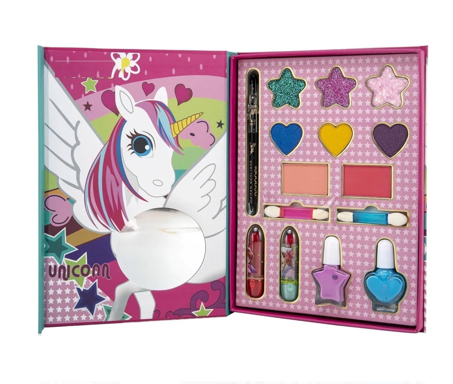 Lady Real Cosmetic Kids Makeup Kit for Girls Kids Play Washable Makeup Set Mirror Lip Gloss Nail Paint Eye Shadow Palette Gift for 3 4 5 6 7 8 9 10 11 12 13 14 years Girls (B0CTKVLWQV) Amazon Price History, Amazon Price Tracker