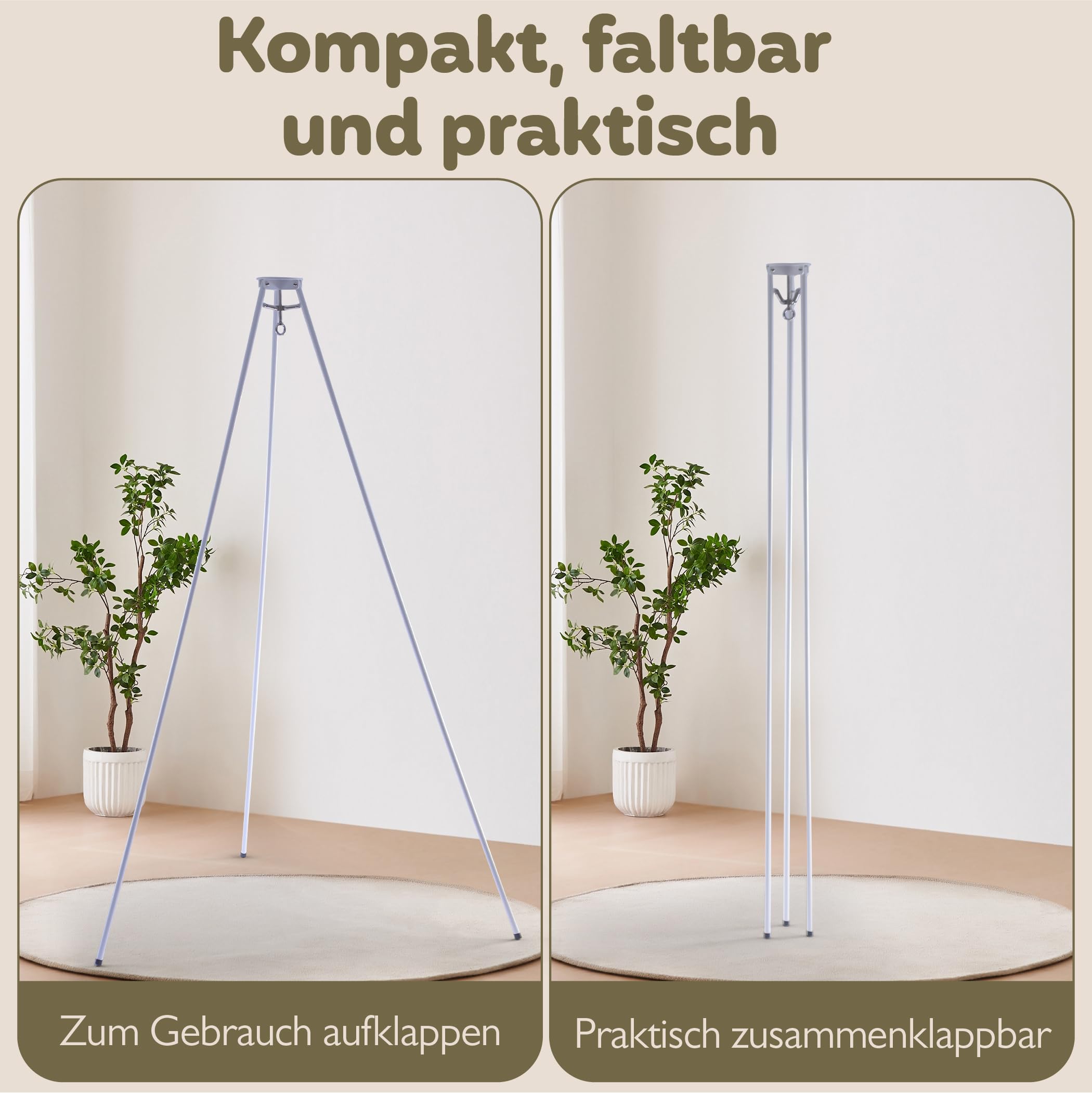 MALARA Support à ressort pour hamac de bébé, cadre de hamac pour bébé, cadre stable et durable, spécialement conçu pour accrocher des berceaux à ressort.