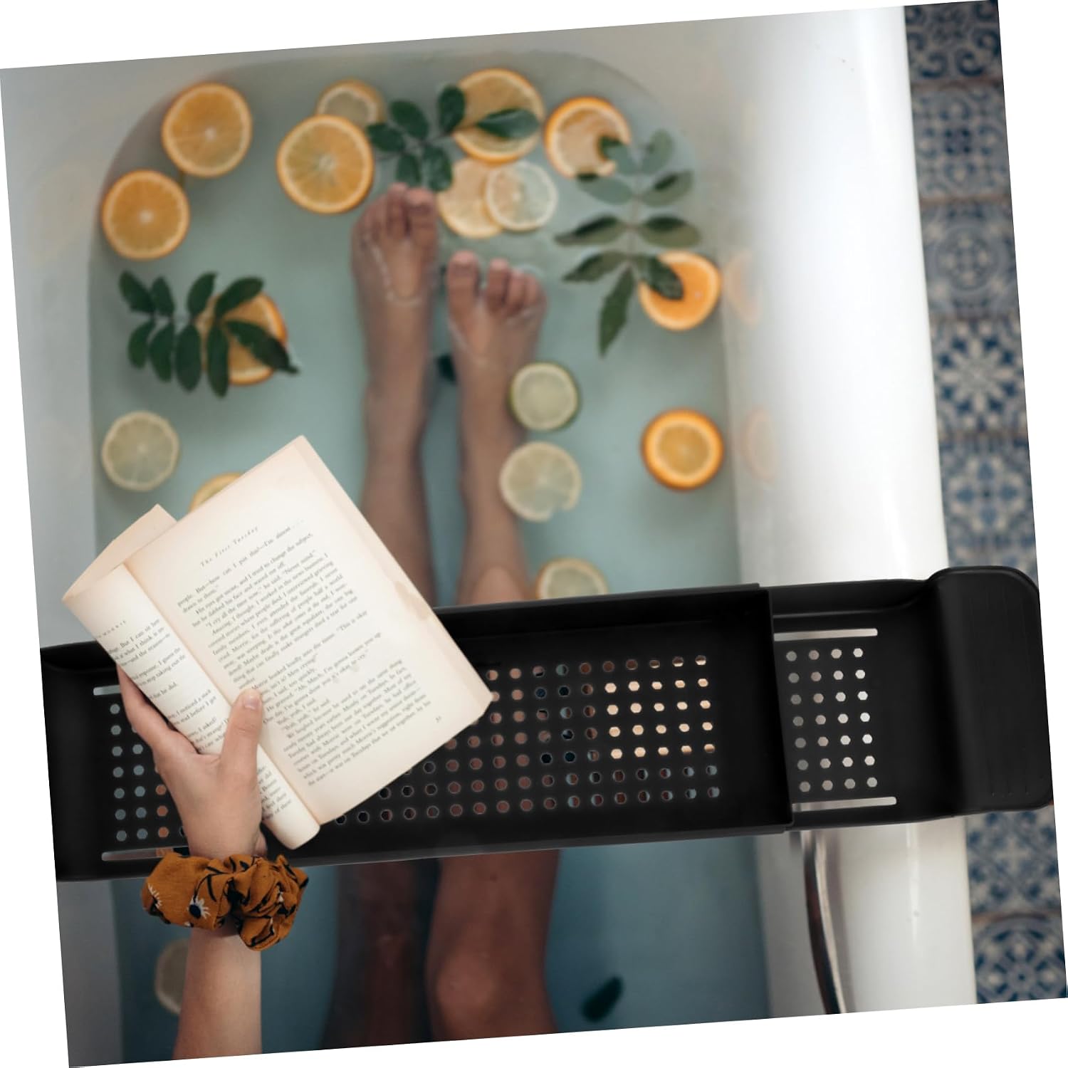 Bathroom Bathtub Tray Plastic Serving Tray Wine Holder Phone Holder Bathtub Rack