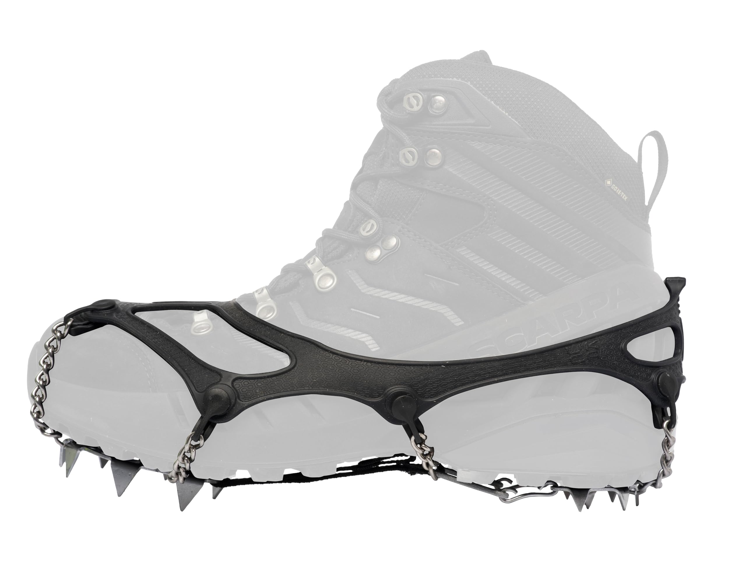 Nortec Crist 2.5 - Crampón ligero con funda para el invierno de seguimiento de invierno sobre hielo y nieve, fabricado en Italia