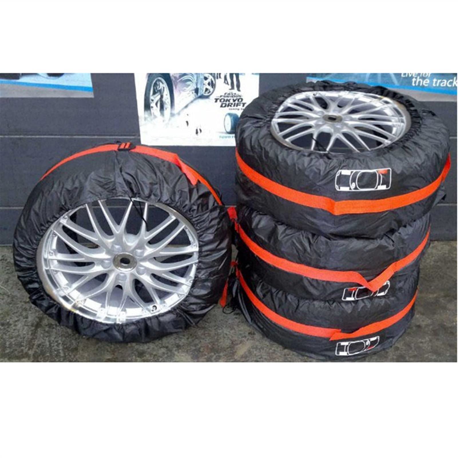 Coperture Pneumatici Dasing 4 Pezzi - Poliestere, 65cm Diametro, Impermeabili E UV Resistente - Foto 11