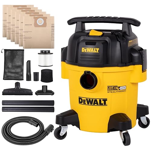 DEWALT Stealthsonic Shop Vac 5 Gal 4 Peak HP Shop