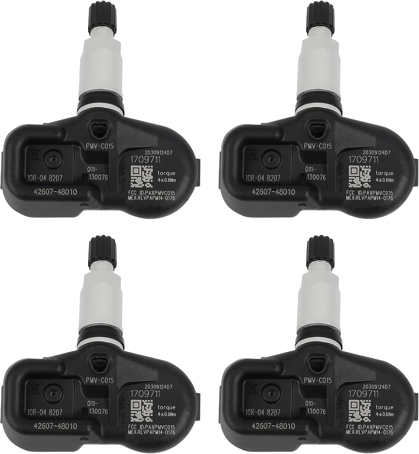 ROADFAR TPMS Sensor, 315MHz Tire Pressure Sensor Fits 2015-2022 For Lexus 2015-2022 For Toyota Replaces 426070E020 4260748010 4260733050 4260706030 4Pcs