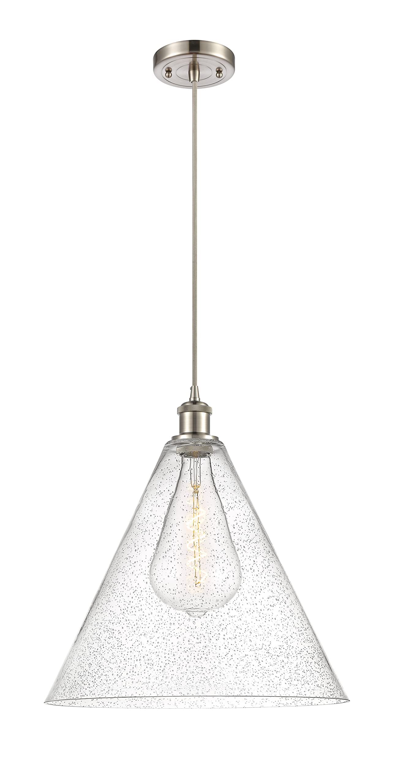 Innovations 516-1P-SN-GBC-164-LED LED Pendant from Ballston Collection