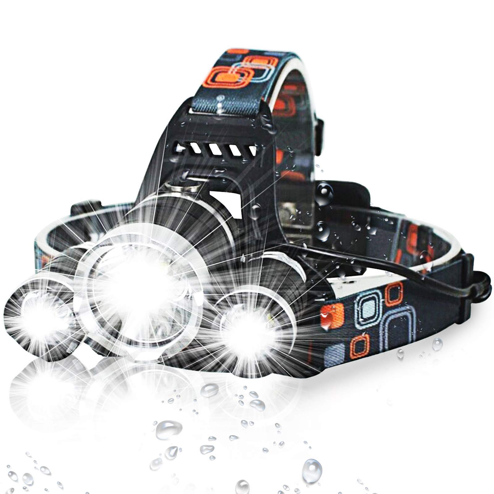 Headlamp, Rechargeable led Headlampï¼Å’Ultra Bright led Headlamps for Adults 6000 lumensï¼Å’4 Modes Waterproof USB Rechargeable Headlamp with 18650 battery great for Outdoor, Camping, Running, Fishing (B08GPHNF7N) Amazon Price History, Amazon Price Tracker