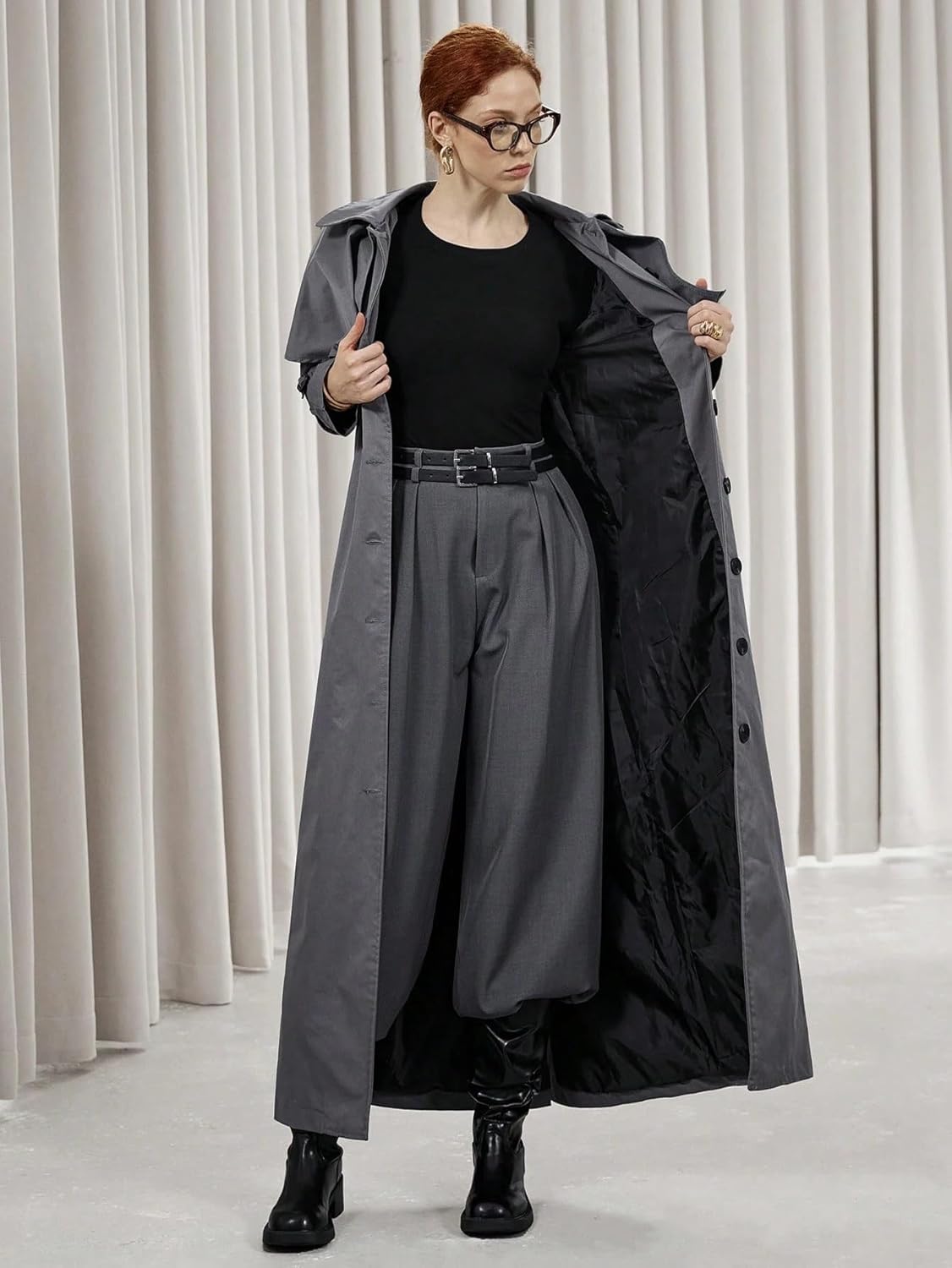Women's Casual 2025 Coats Long Trench Coat
