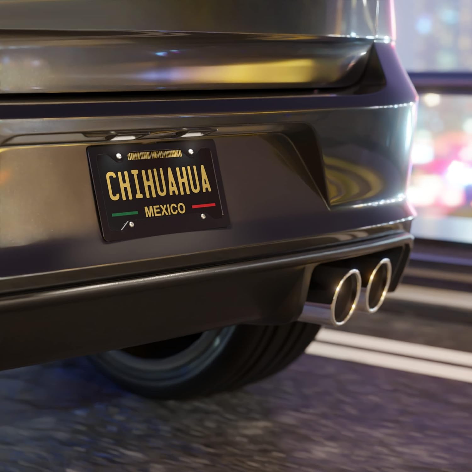 Chihuahua Mexico License Plate