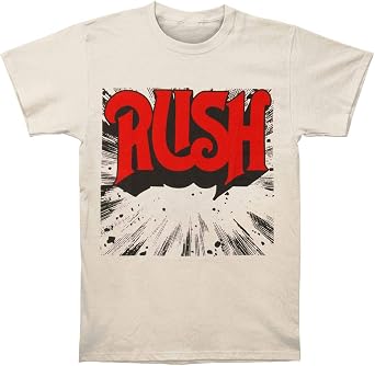 Rush Mens Starburst Logo T-Shirt Natural