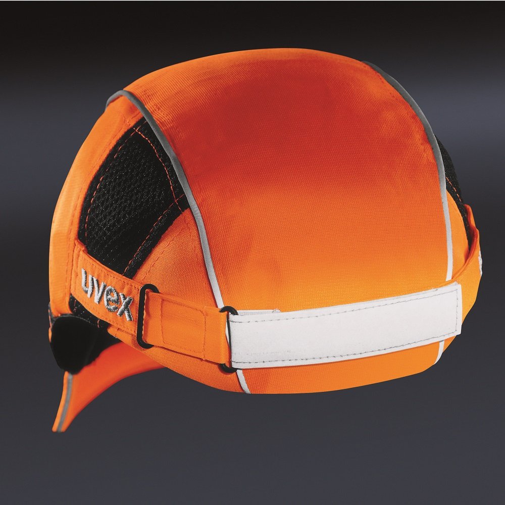 Uvex U-Cap Sport Hi-Viz Capuchon de contact - Long parapluie - Orange Warnorange - Orange