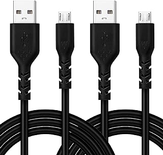 iSeekerKit PS4 Micro USB Charging Cable, [15FT 2Pack] Extra Long Fast Charging Cord, High Speed Android Charger Cable Compatible for Samsung Tablet/Galaxy S7 Edge/S6/S5,Android,HTC