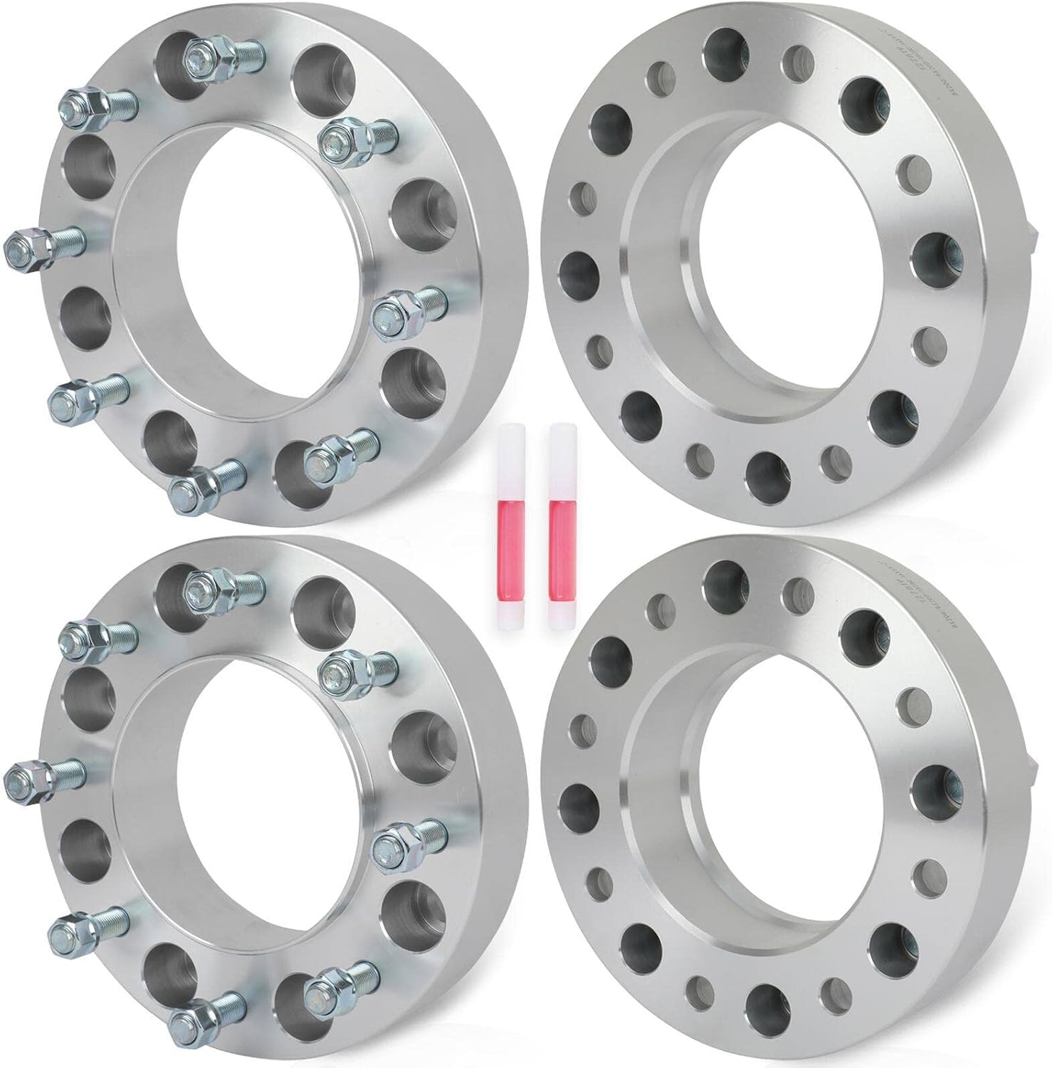 ECCPP 4PCS 8x200 Wheel Spacers Hub Centric 2" 8 Lug 14x1.5 142mm hub bore Compatible with for F-350 Super Duty 2005-2023 for Ram 3500 2019-2023