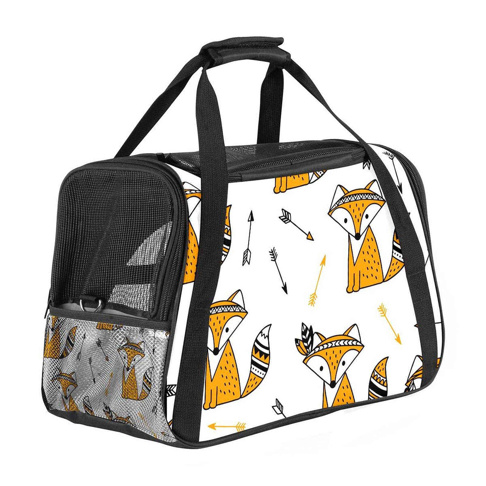 Sac portable pour animal domestique avec motif ethnique original