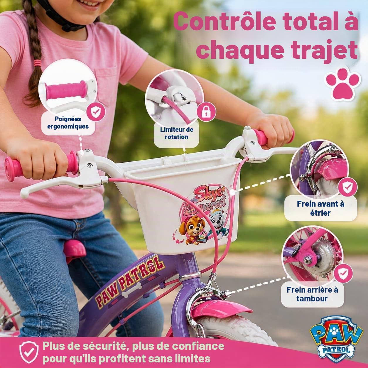TOIMSA Vélo 16" Paw Patrol Fille