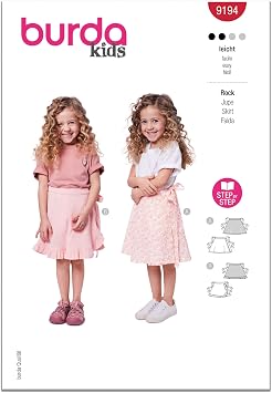 Burda Style 9194 Sewing Pattern for Misses Skirt