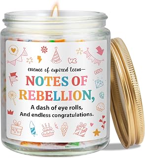Happy 20th Birthday Candles - 20th Birthday Gifts for Her, 20 Year Old Birthdays Decorations for Her, Birthdays Candle Lavender Candle for Women, Natural Soy Wax Scented Candles