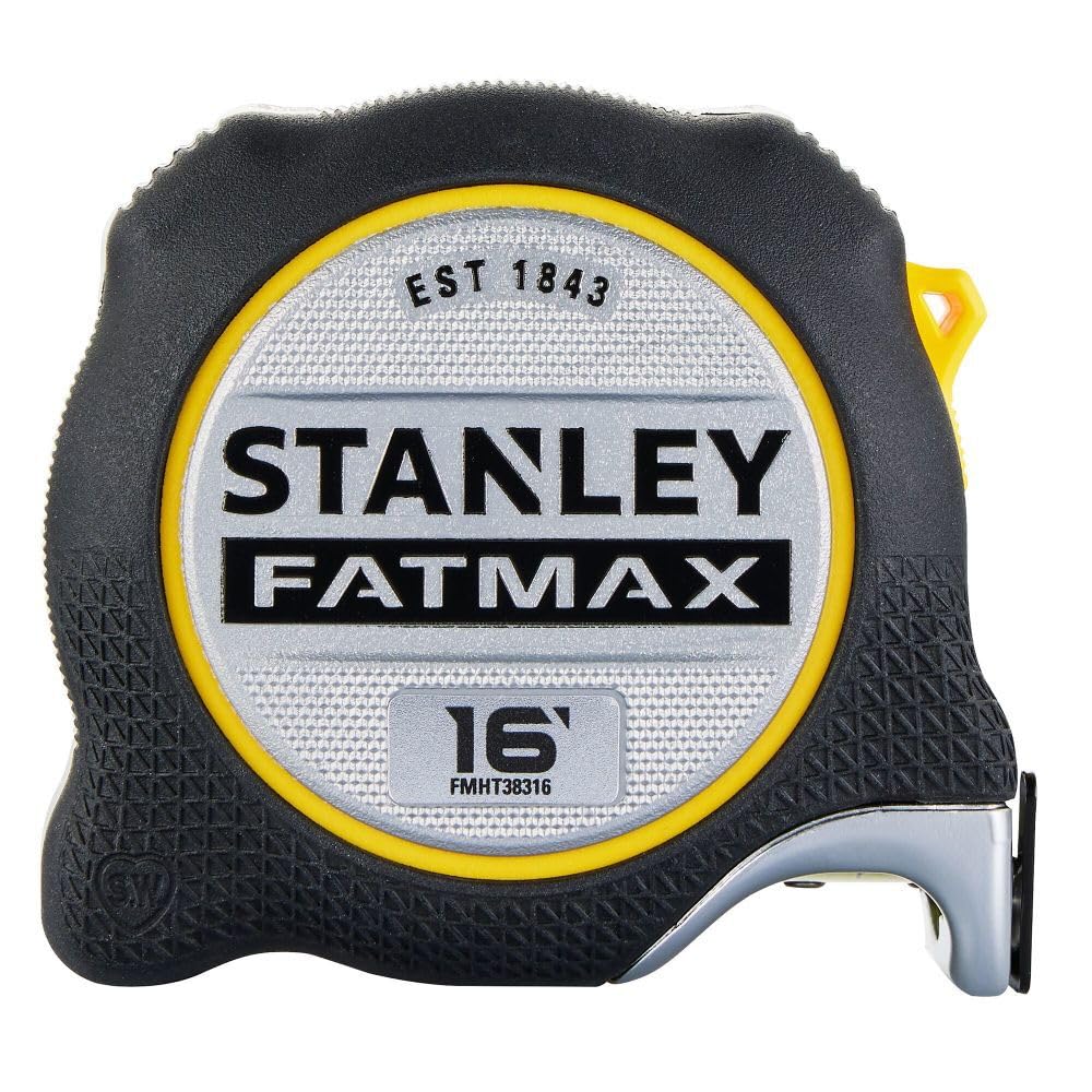 STANLEY Metro a nastro di alta qualità, 4,9 m x 2,5-0,6 cm