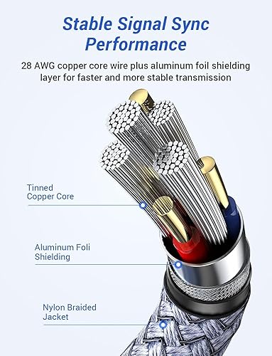 Vista 30 de AINOPE Cable USB a USB, cable USB 3.0 A a A macho a macho [nunca se rompe], cable tipo A de doble extremo compatible con cajas de disco duro, KVM