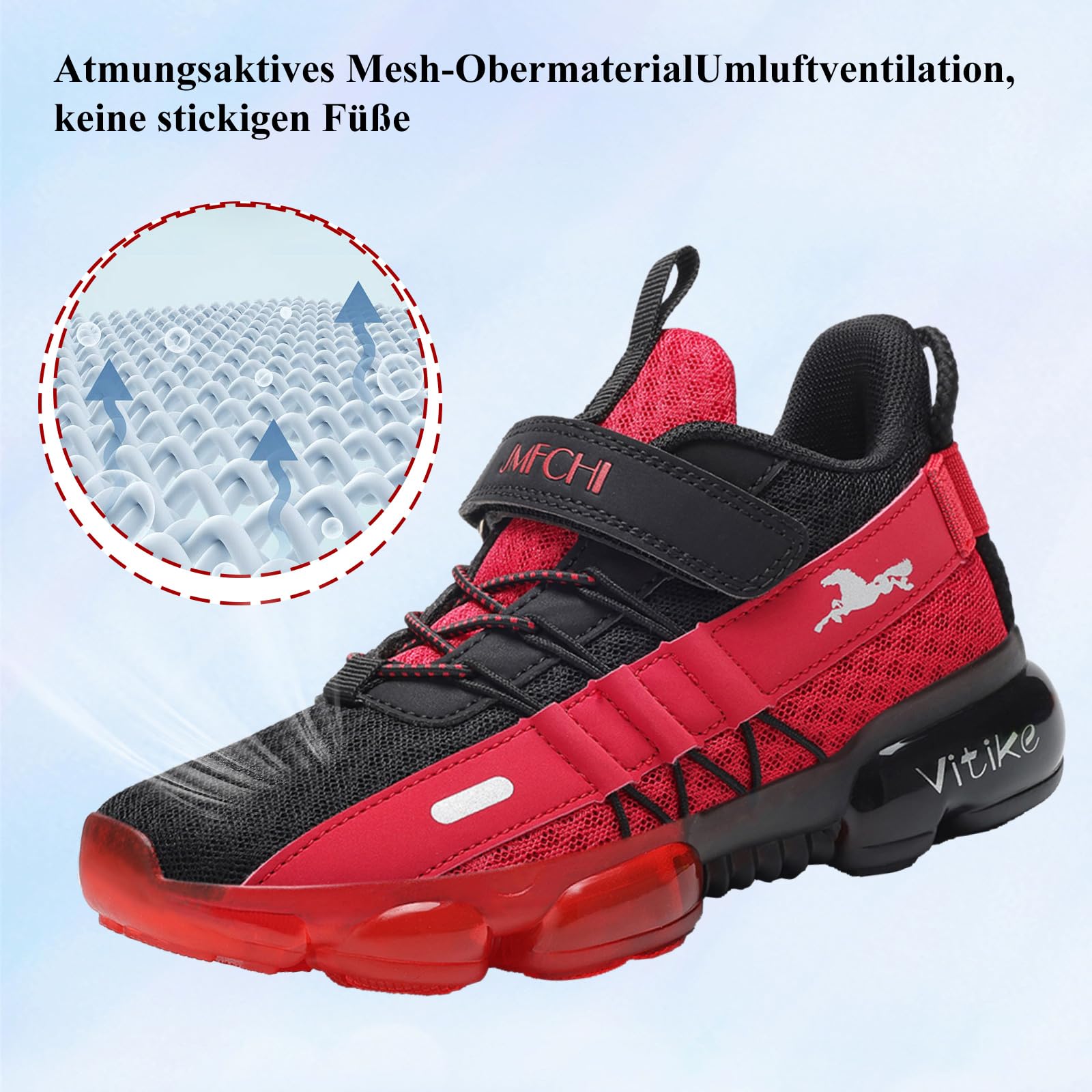 JMFCHI Zapatillas de deporte para niños, zapatillas para niños, zapatillas deportivas para exteriores, informales, transpirables, ligeras, unisex | Zapatos infantiles con malla transpirable, suela antideslizante, amortiguador, ideal para uso diario, sala
