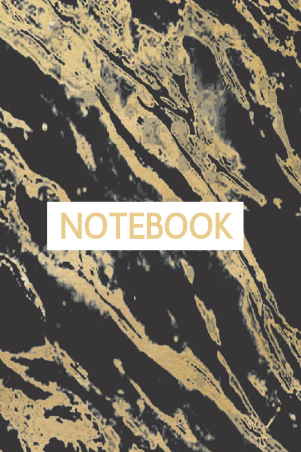 Notebook marbre avec pages lignées : carnet de notes chic et élégant