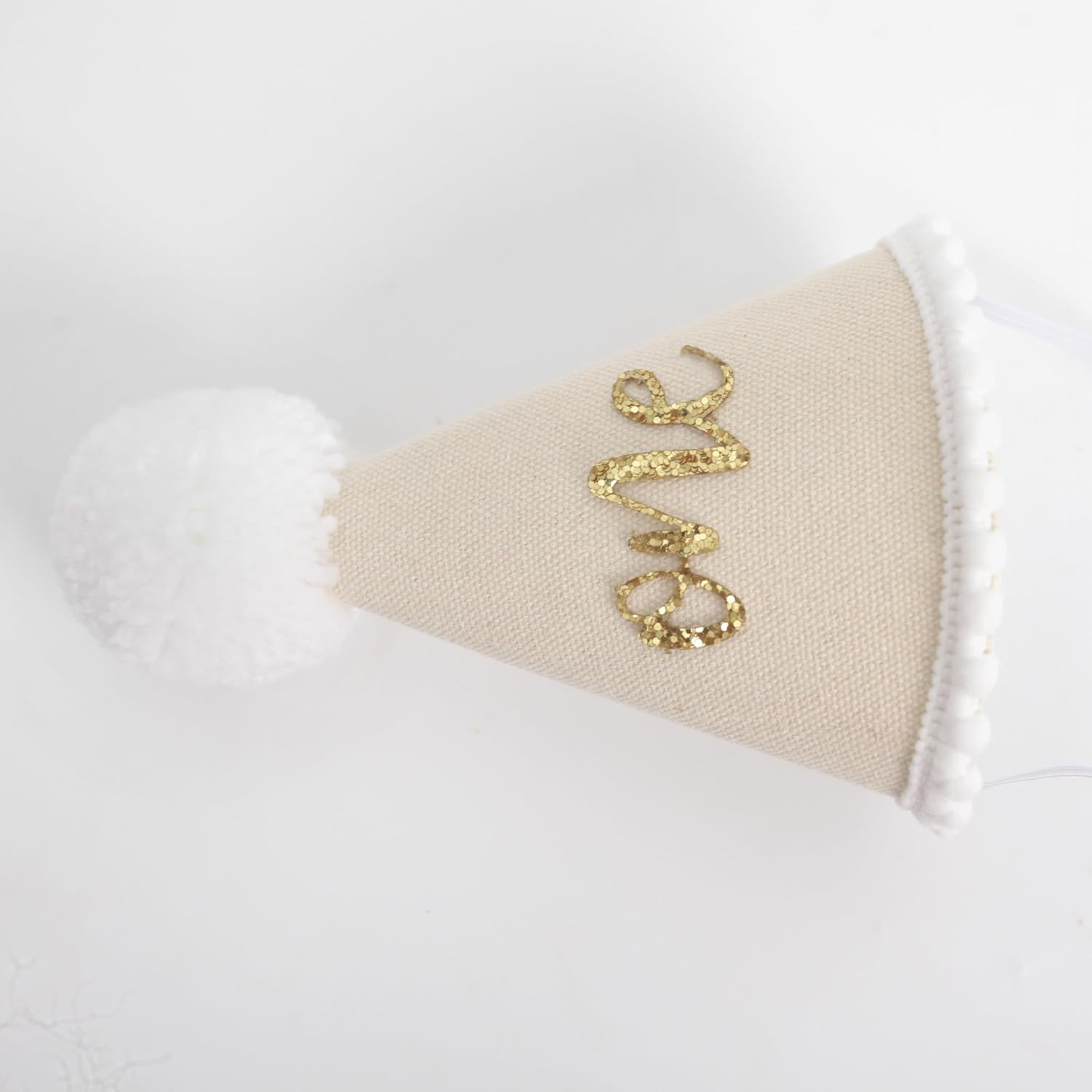 HGFC 1st Birthday Hat For Baby - Natural Boho First/1st Birthday Decorations, Boho First Birthday Crown,Cake Smash Photo Prop