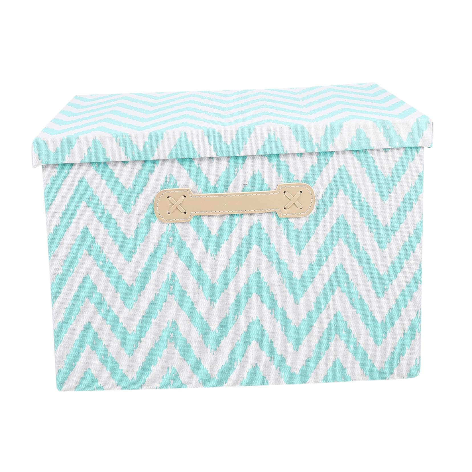Boîte de rangement vêtements pliable cube bleu pour optimiser l'organisation de la maison