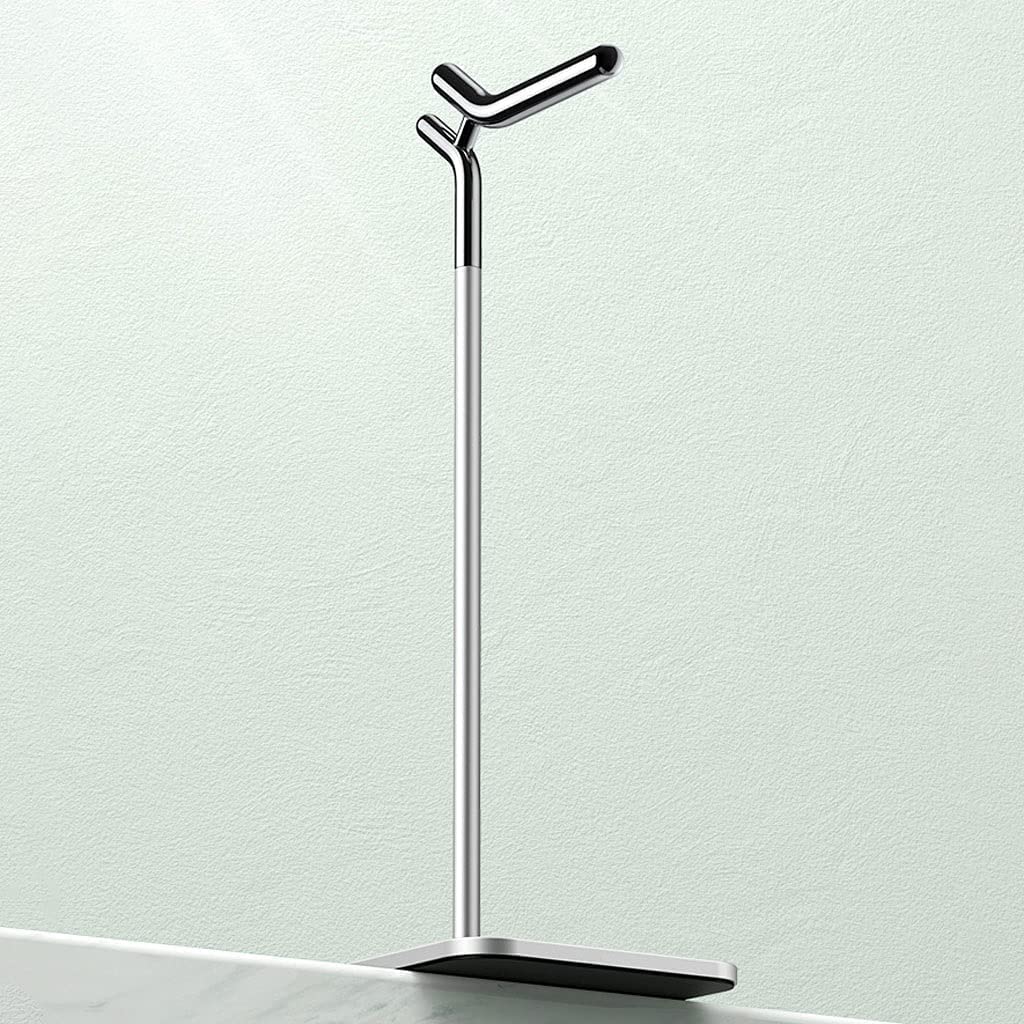 Supporto verticale in metallo per cuffie, supporto per cuffie da tavolo, accessorio multifunzione per cuffie – design elegante e salvaspazio