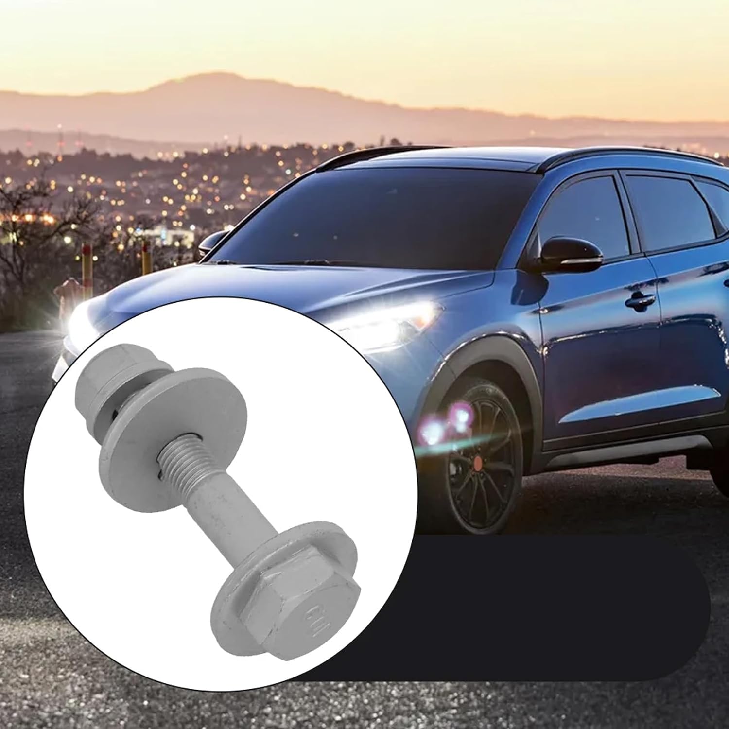 Rear Suspension Eccentric Screw Arm Screw for Ix35 11-18 Cams Bolt 55233-3R000 546403R000 Replacement Accessories Rear Suspension Lower Control Arm Adjustment Bolt