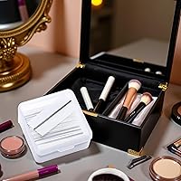 Vista 7 de 50 tiras de pestañas autoadhesivas para cómodas pestañas postizas, suministros de extensión de pestañas, pestañas postizas, sin pegamento, pestañas