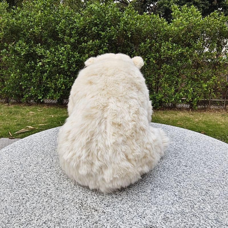 Peluche ours blanc géant pour décoration de chambre d'enfant - 4