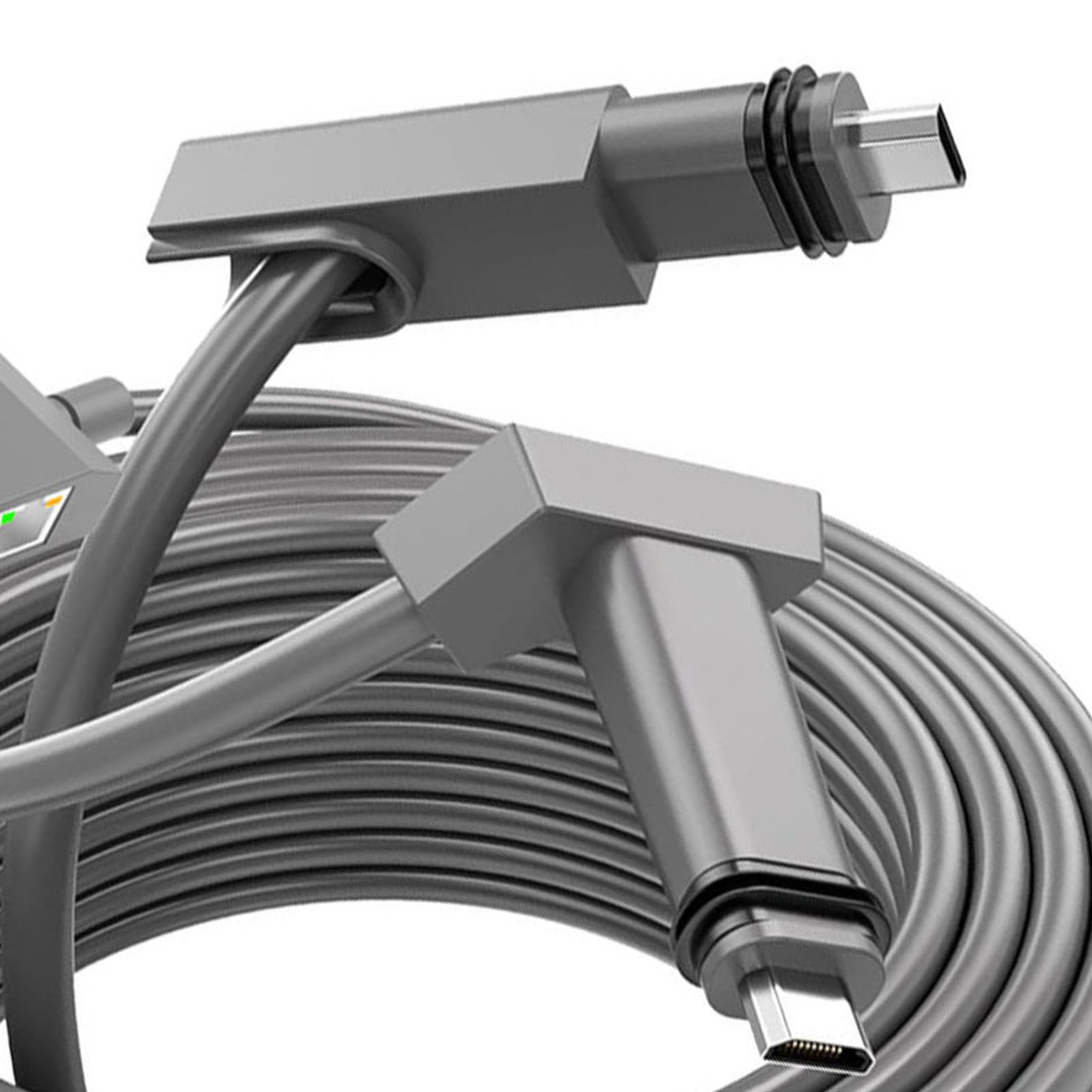 Yctze Ersatzkabel 2 Ethernet-Kabel 20 Fuß + 3 Fuß Rechteckiges Ersatzkabel mit Ethernet 2 Elektronik/Computer & Zubehör/Computerzubehör & Peripheriegeräte/Kabel &