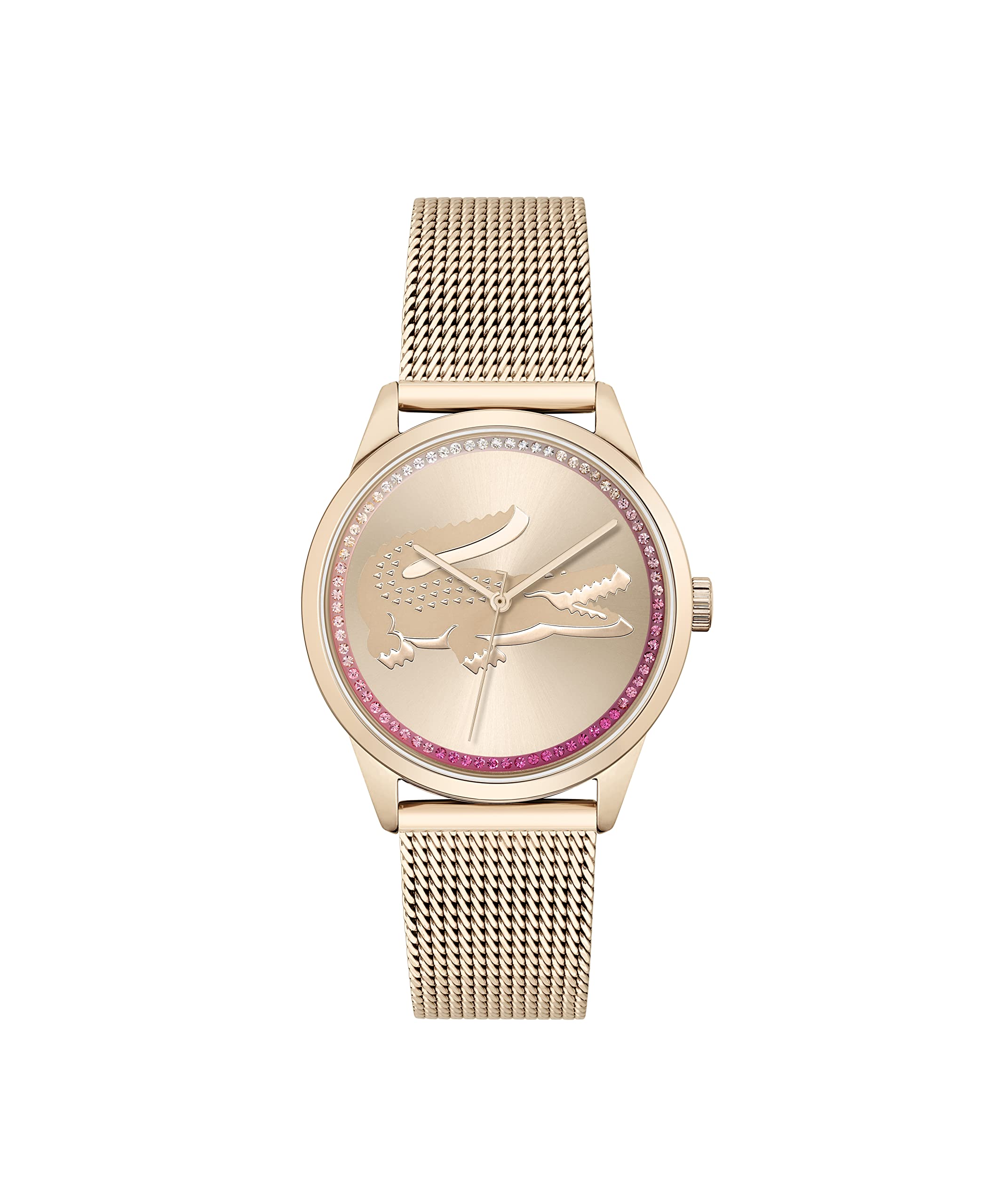 Lacoste 2001261 Lifestyle Womens Stainless Steel Case and Mesh Bracelet Watch Color: Carnation, Carnation, Modern (B0BD2TP464) Amazon Price History, Amazon Price Tracker