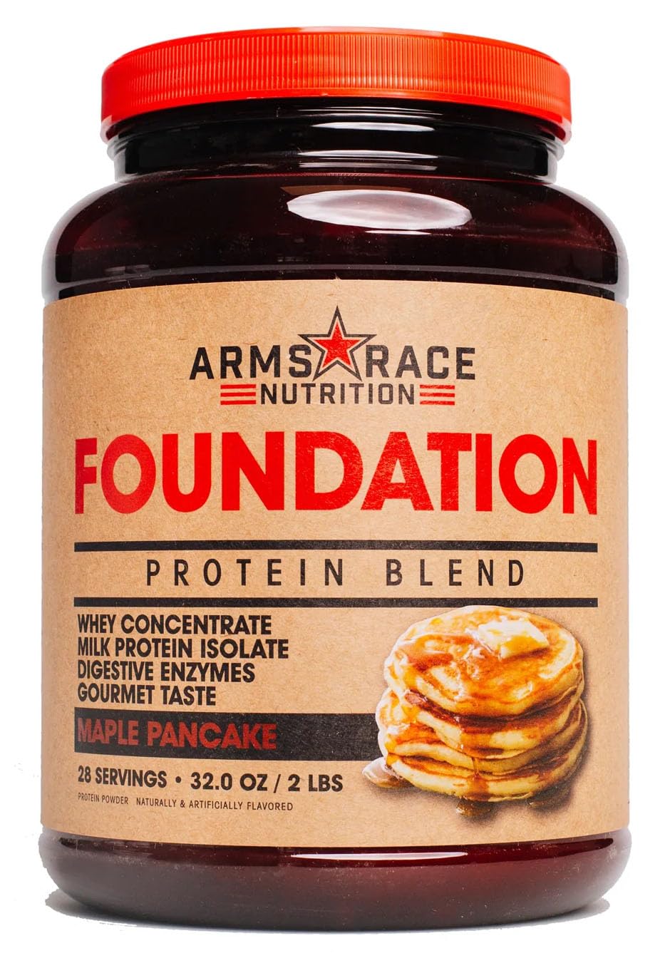 Arms Race Nutrition Foundation Protein Blend - 32 oz. (2 lbs) (Maple Pancake)