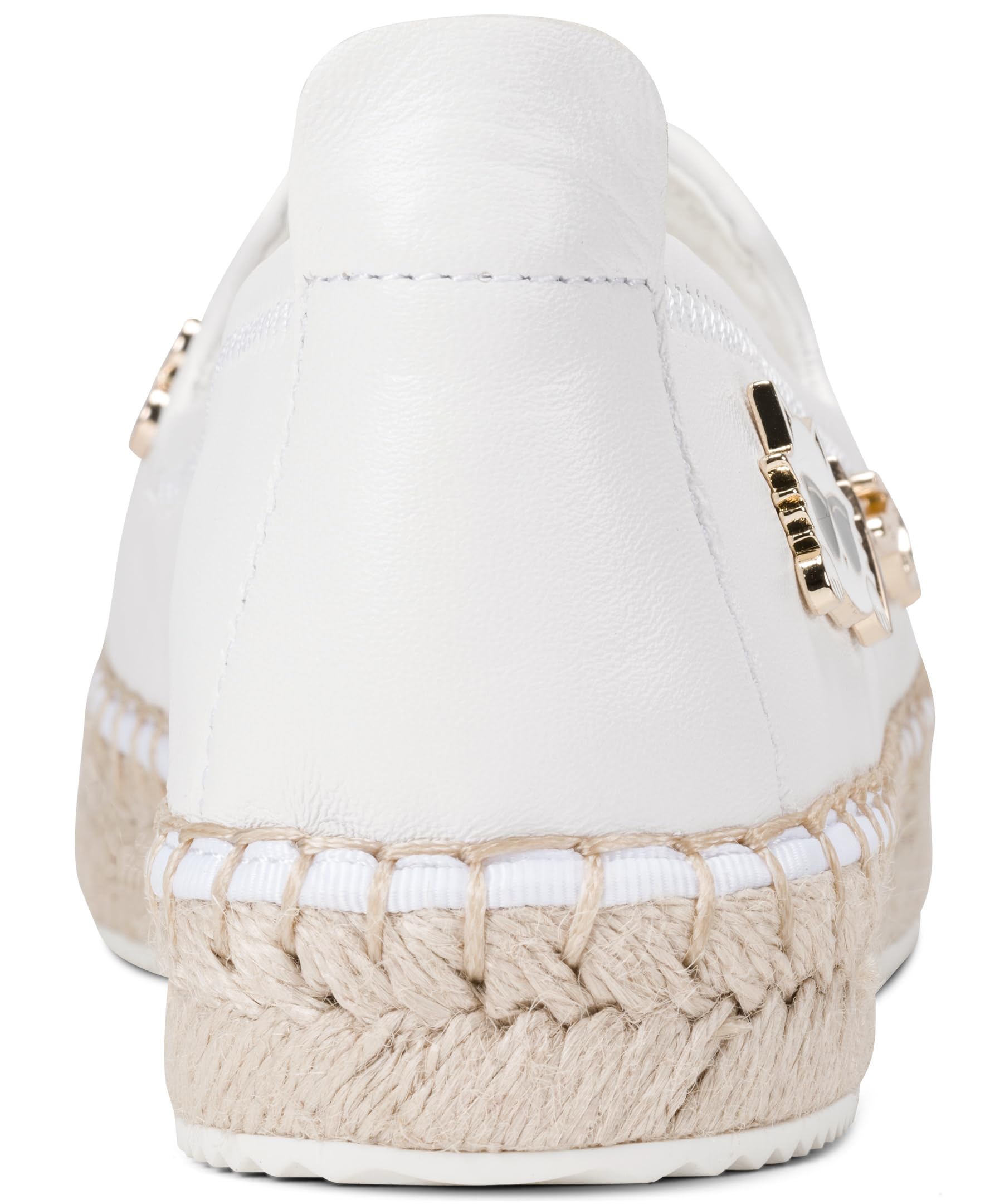 Karl Lagerfeld Women's Michaela Slip On Espadrille Sandal with Pins