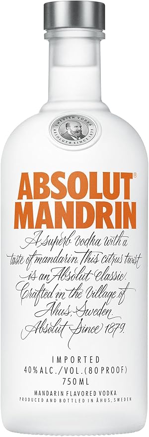 Absolut Vodka Mandrin, 750ml 