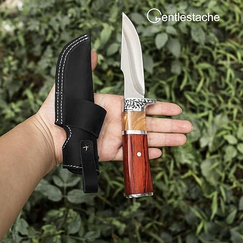 Miniatura 8 de Gentlestache Cinturón Funda para cuchillo, funda de cuchillo, funda horizontal para cinturón EDC cuchillo pistolera, funda compacta para cuchillo