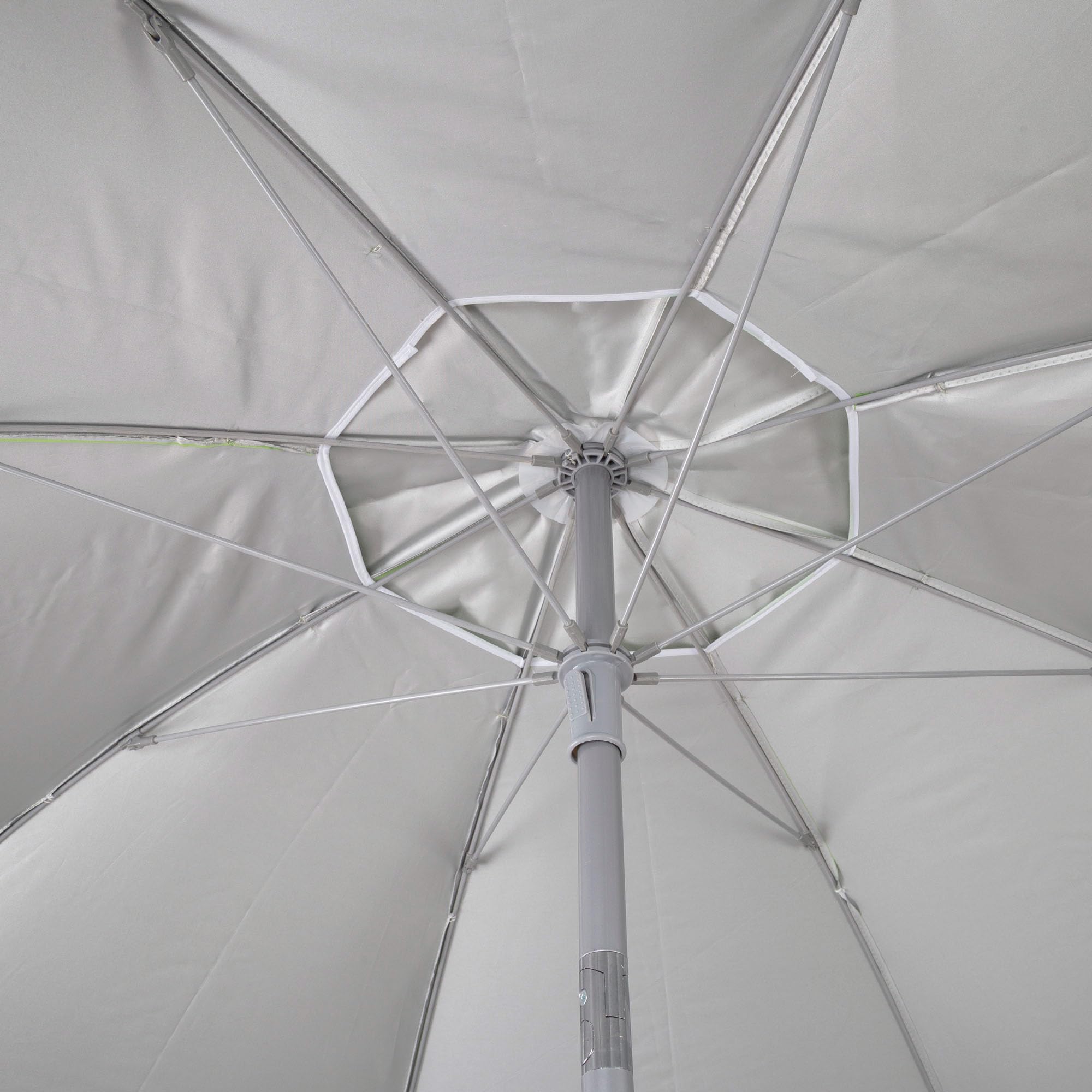 AKTIVE Koralowy składany parasol plażowy przeciwwiatrowy Ø200, ze srebrną powłoką i ochroną przed promieniowaniem UV 50, parasol plażowy, duży parasol przeciwsłoneczny, parasol plażowy (62244), koral,