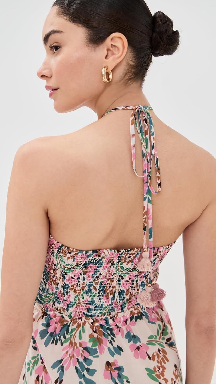 June Dress - Confetti Floral Biscotti Beige / XXL - Image 6