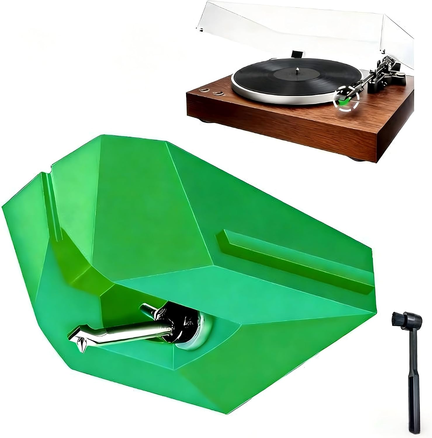 AT-VMN95E Replacement Stylus, Compatible with Technica AT-LP120XUSB,-LP3XBT | VMN95E Elliptical Diamond Turntable Needle Replacement with Technica VM95EN, VM95ML, VM95SH,Record Player Needle Replacement