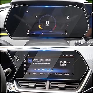 YEE PIN 2024 Chevy Trax Screen Protector for 2024 Chevy Trax Accessories 2024 Chevy Trax 8" Digital Cluster & 11" Infotainment Screen Protector Compatible with 2024 Chevy Trax LT/2RS/ACTIV Accessories