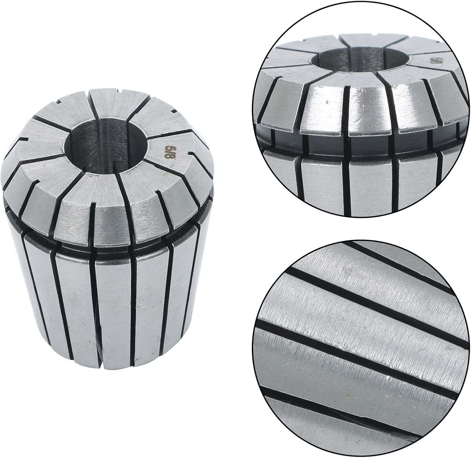 waltyotur ER40 Spring Collet Set 1/8-1 Inch Carbon Steel Spring Collet Set for CNC Workholding Engraving and Milling Lathe Tools 29 Pcs