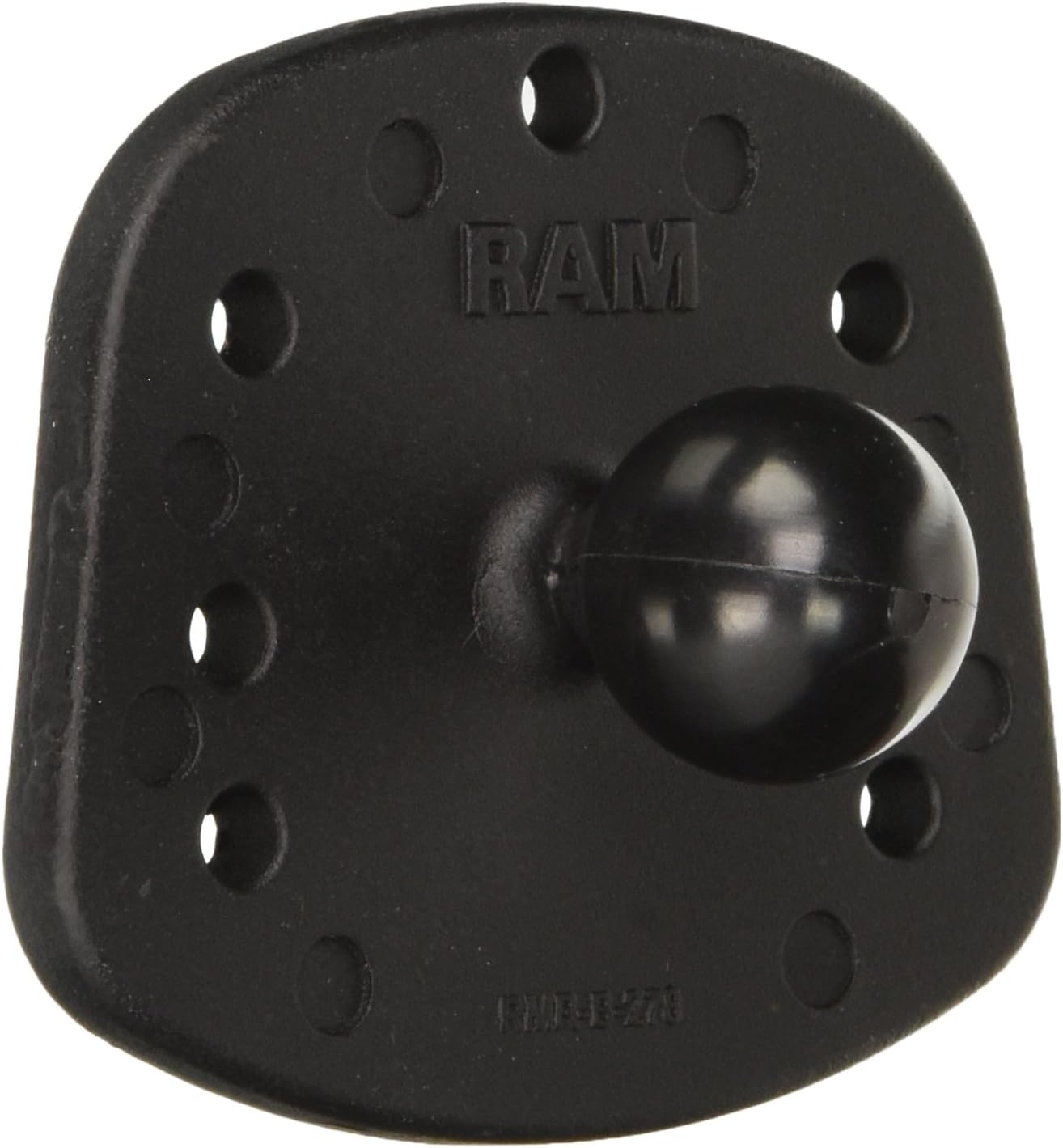 RAM Marine Electronic Adapter Base with 1"" Ball for The Eagle Cuda, FishEasy, Humminbird Piranha & Lowrance X-4