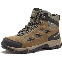 HI-TEC Yosemite WP Mid Waterproof Hiking Boots for Men, Lightweight Breathable Outdoor Trekking Shoes