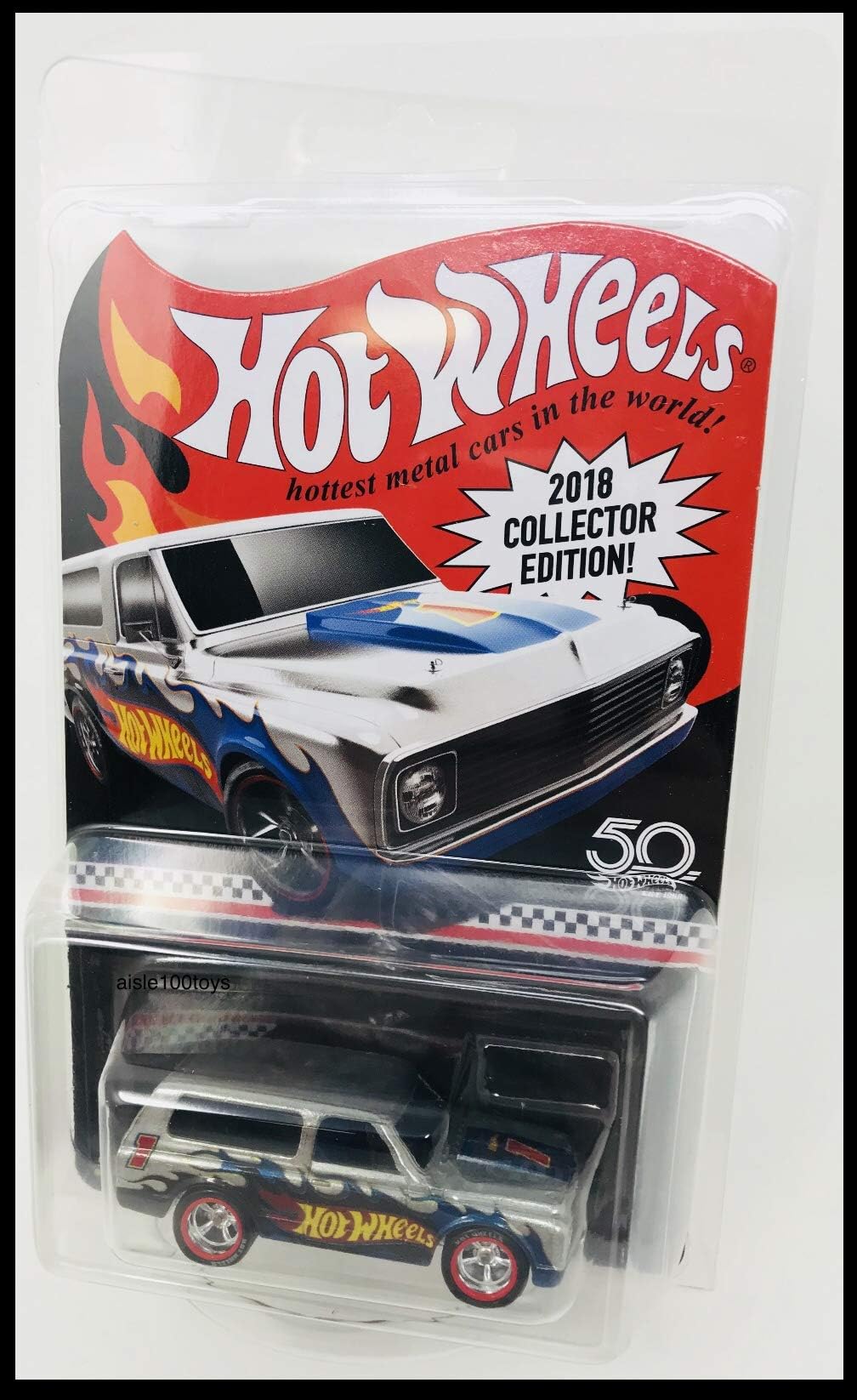 Hot Wheels50th Collector Edition '70 Chevy Blazer Mail Away Exclusive 1:64 Scale 2018