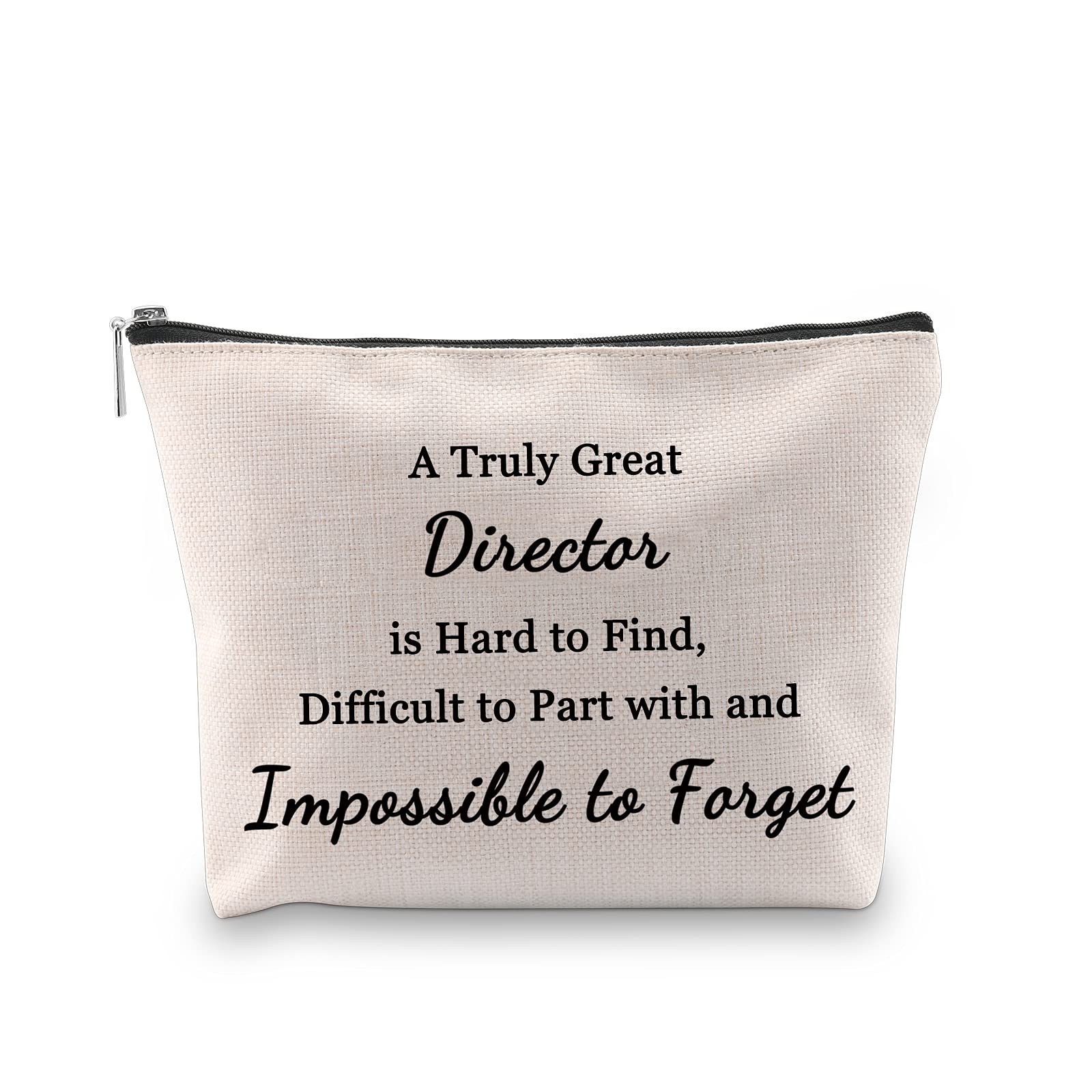 BLUPARK Director Gift Director Cosmetic Bag A Truly Great Director Canvas Makeup Bag for Band Theater Movie Director (Truly Great Director)